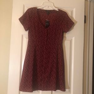 Forever 21 red vintage inspired dress